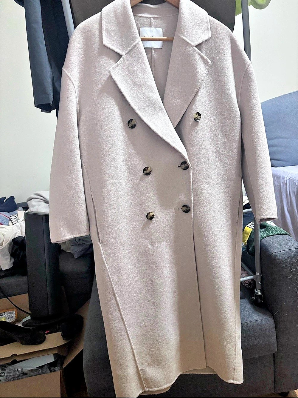Dadou Love Coat in Greige